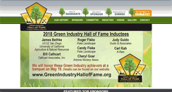 Desktop Screenshot of greenindustryhalloffame.org